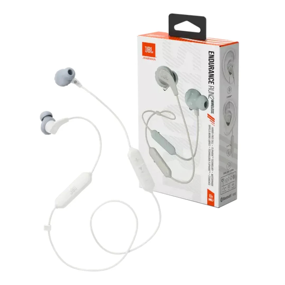 Auricular JBL Endurance Run 2 blanco Bluetooth - Tecatech-uy