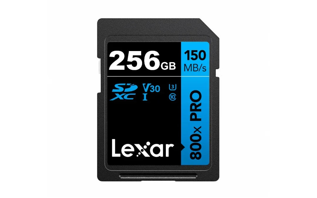 Memoria SDXC Lexar 800X Pro 256GB Blue Series - Tecatech-uy