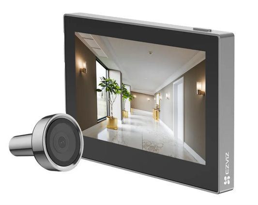 Mirilla smart Ezviz CS-HP2 (2MP) Silver - Tecatech-uy