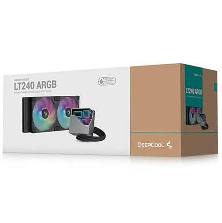 Cooler Líquido DeepCool LT240 ARGB 240mm Negro