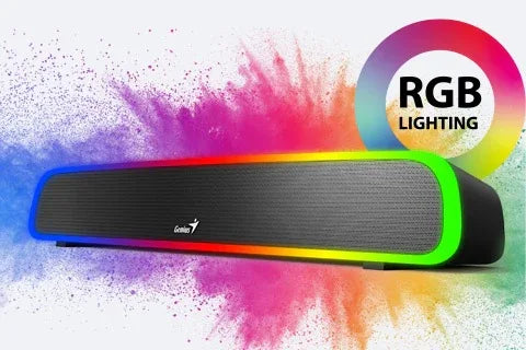 Parlante Genius SoundBar 200BT bluetooth RGB - Tecatech-uy