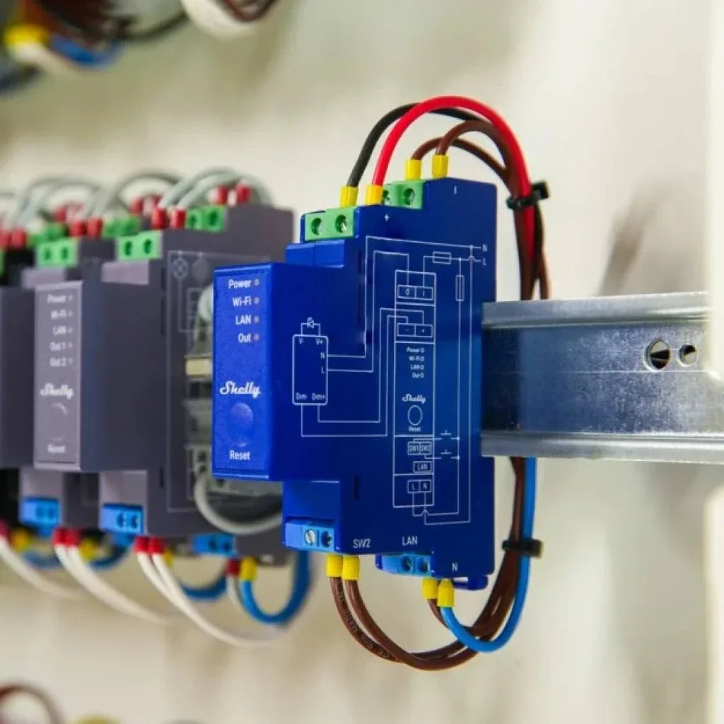 Dimmer Shelly Pro PM Wi-fi DIN - Tecatech-uy