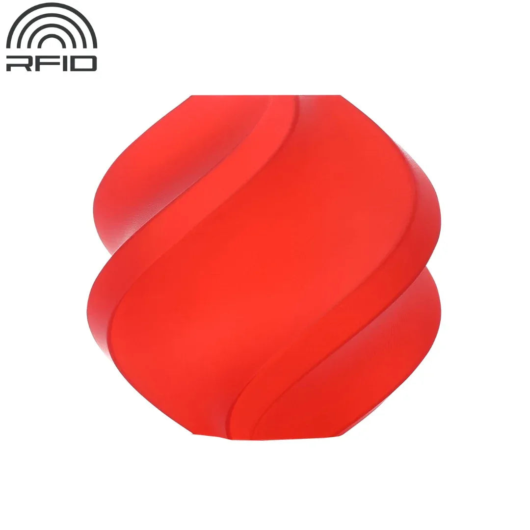 Filamento Bambu Lab PLA Translucent rojo - Tecatech-uy