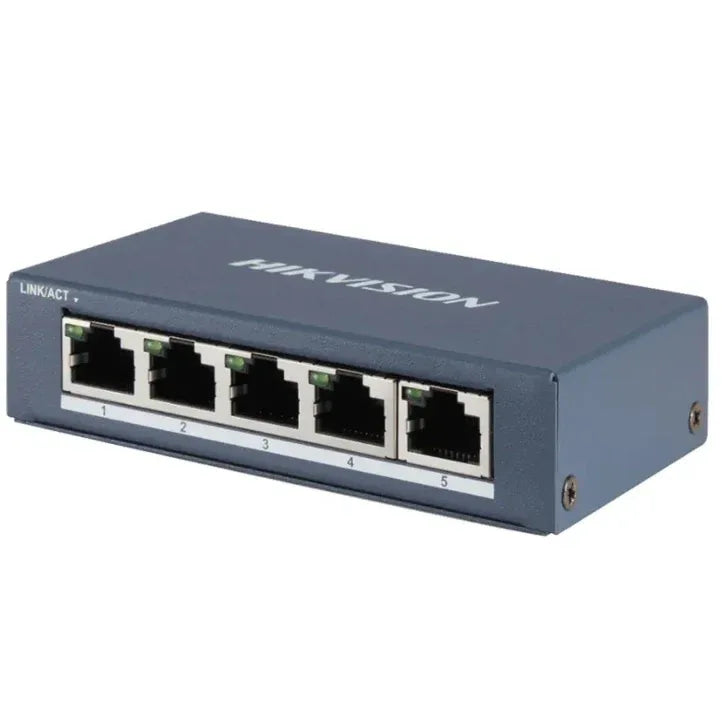 Switch Hikvision 5 puertos gigabit - Tecatech-uy