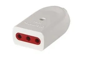 Ficha 3L hembra con tierra blanco Conatel - Tecatech-uy