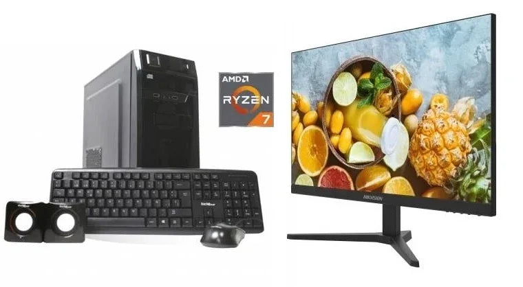 Combo equipo AMD Ryzen 7 + Monitor 24 nuevos! - Tecatech-uy