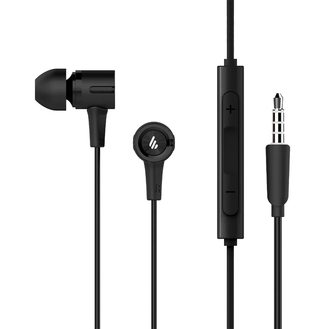 Audifonos Edifier P205 manos libres negros - Tecatech-uy