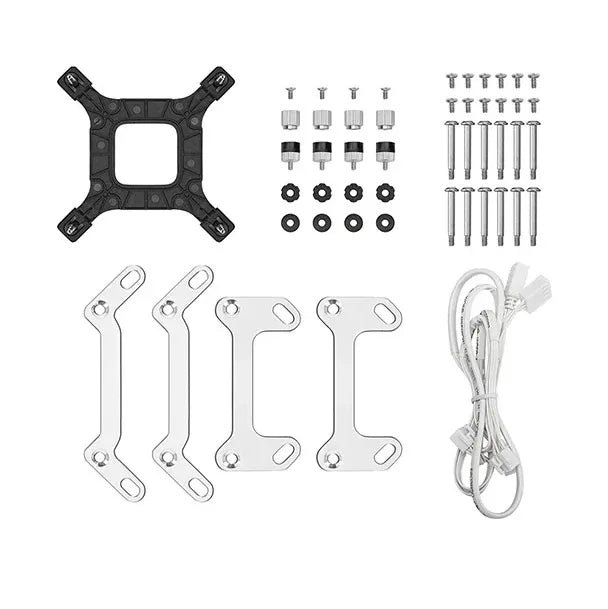 Cooler Liquido Deepcool LD360 ARGB Blanco - Tecatech-uy