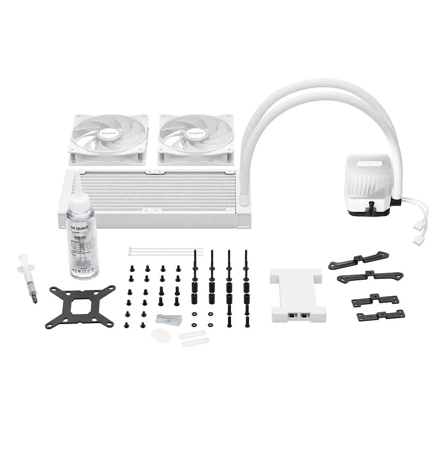 Water Cooler be quiet! Light Loop 240mm Blanco - Tecatech-uy