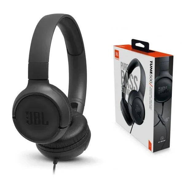Audifono JBL Tune 500 negro c/microfono - Tecatech-uy
