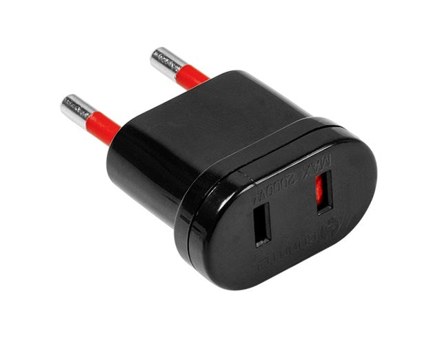Adaptador S/T americana a ficha S/T negro Conatel - Tecatech-uy