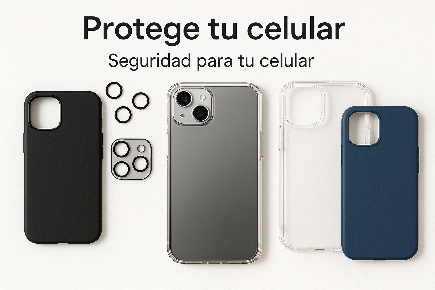 pone protege tu celular arriba en vez de 'Te tenemos cubierto', el celular de la foto dejalo como está la caja del templado sacala es gorilla glass pero creo que si agregas algo al respecto la vas a cagar, mantenelo coherente porfavor