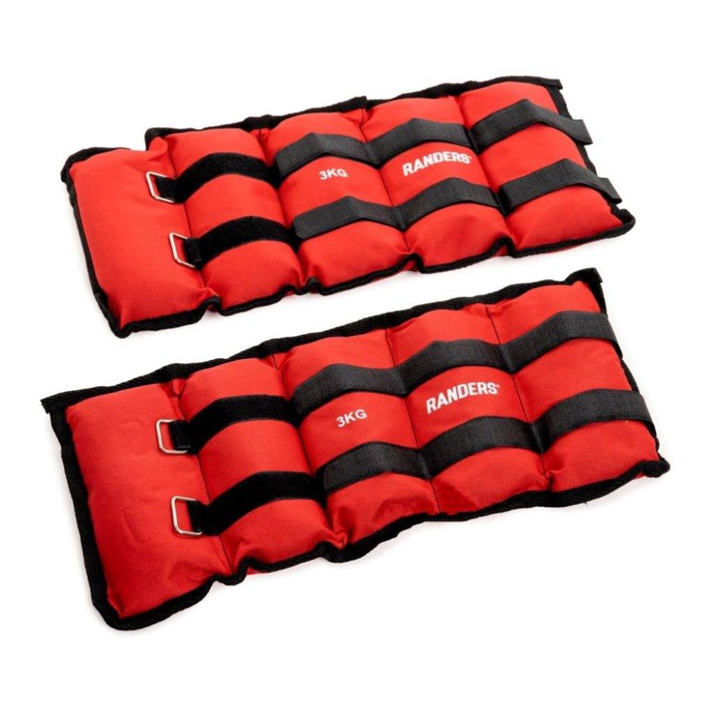 Par de Tobipesas 3Kg Rojo Randers