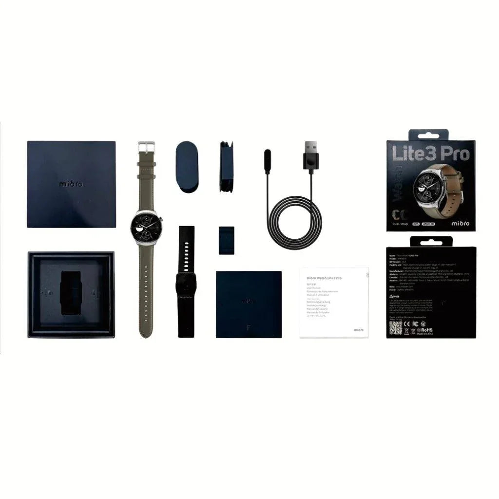 Smartwatch Mibro Lite 3 Pro 1.3" 350mAh c/2 by Xiaomi Dorado o Gris - Tecatech-uy