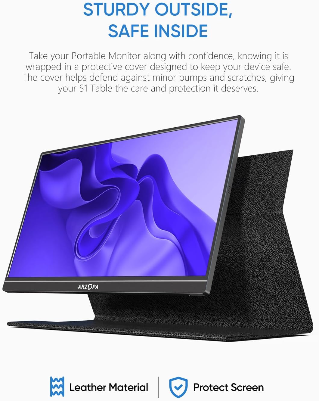 Monitor Portátil ARZOPA 15.6" FHD 1080P - USB-C/HDMI