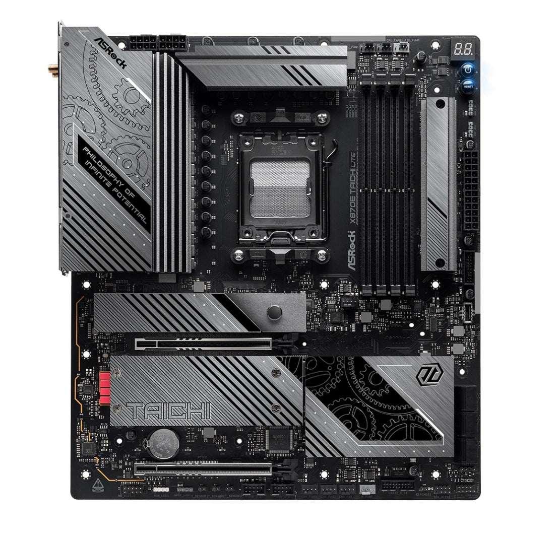 Mother Asrock X870E Taichi Lite AM5 WiFi 7 - Tecatech-uy