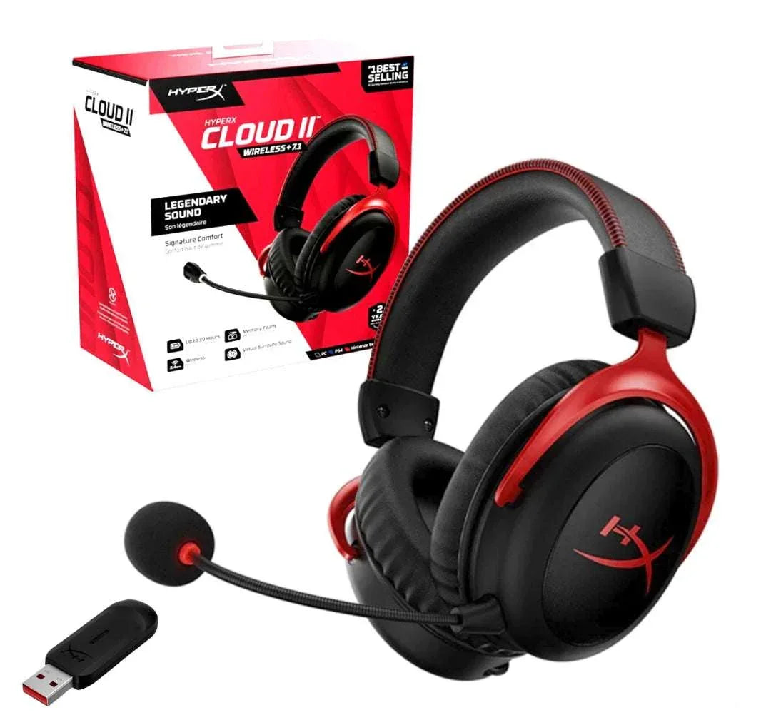 Audifono HyperX Cloud II inalambricos - Tecatech-uy