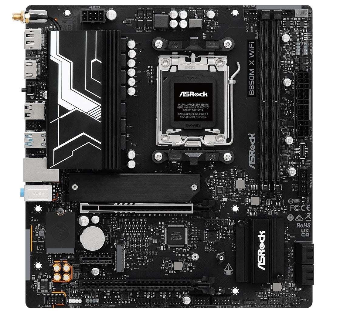 Mother Asrock B850M-X R2.0 AM5 WiFi - Tecatech-uy