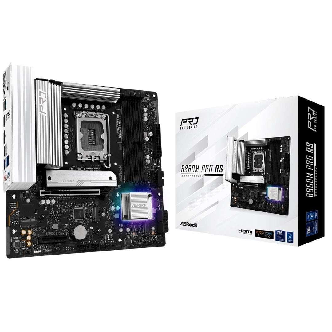 Mother Asrock B860M Pro RS LGA 1851 - Tecatech-uy