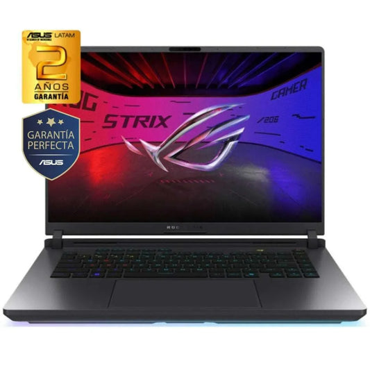 Notebook Gamer Asus ROG Core i9 5.8Ghz, 32GB, 2TB SSD, 16 2.5K 240Hz, RTX 5070 8GB - Tecatech-uy
