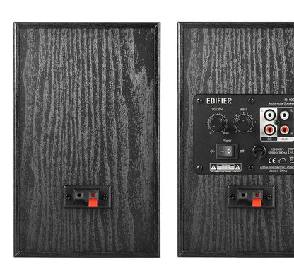 Parlantes Edifier 2.0 R1100 negro - Tecatech-uy