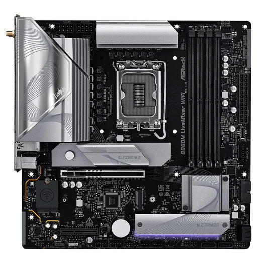 Mother Asrock B860 LiveMixer LGA 1851 WiFi 6 - Tecatech-uy