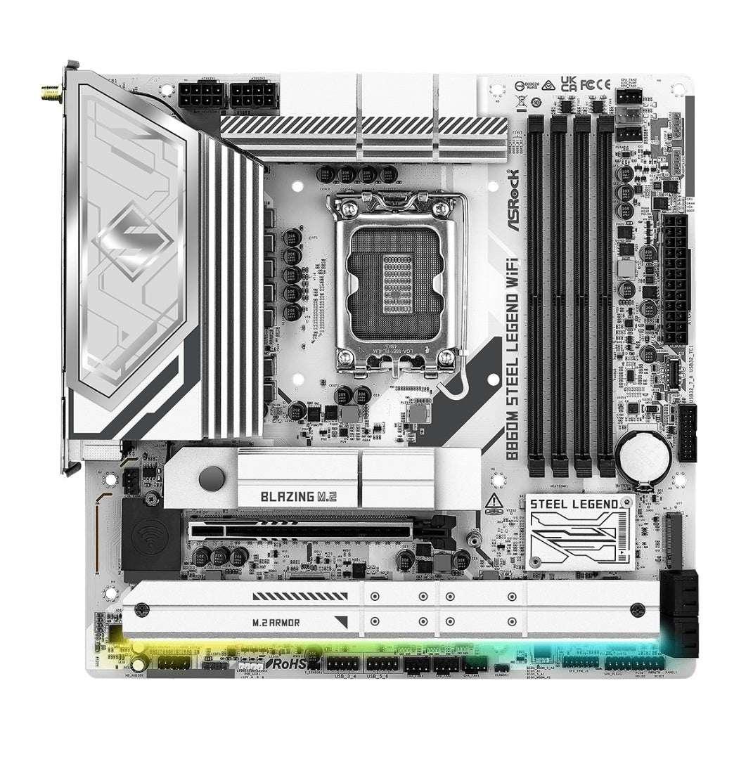 Mother Asrock B860M Steel Legend LGA 1851 WiFi - Tecatech-uy