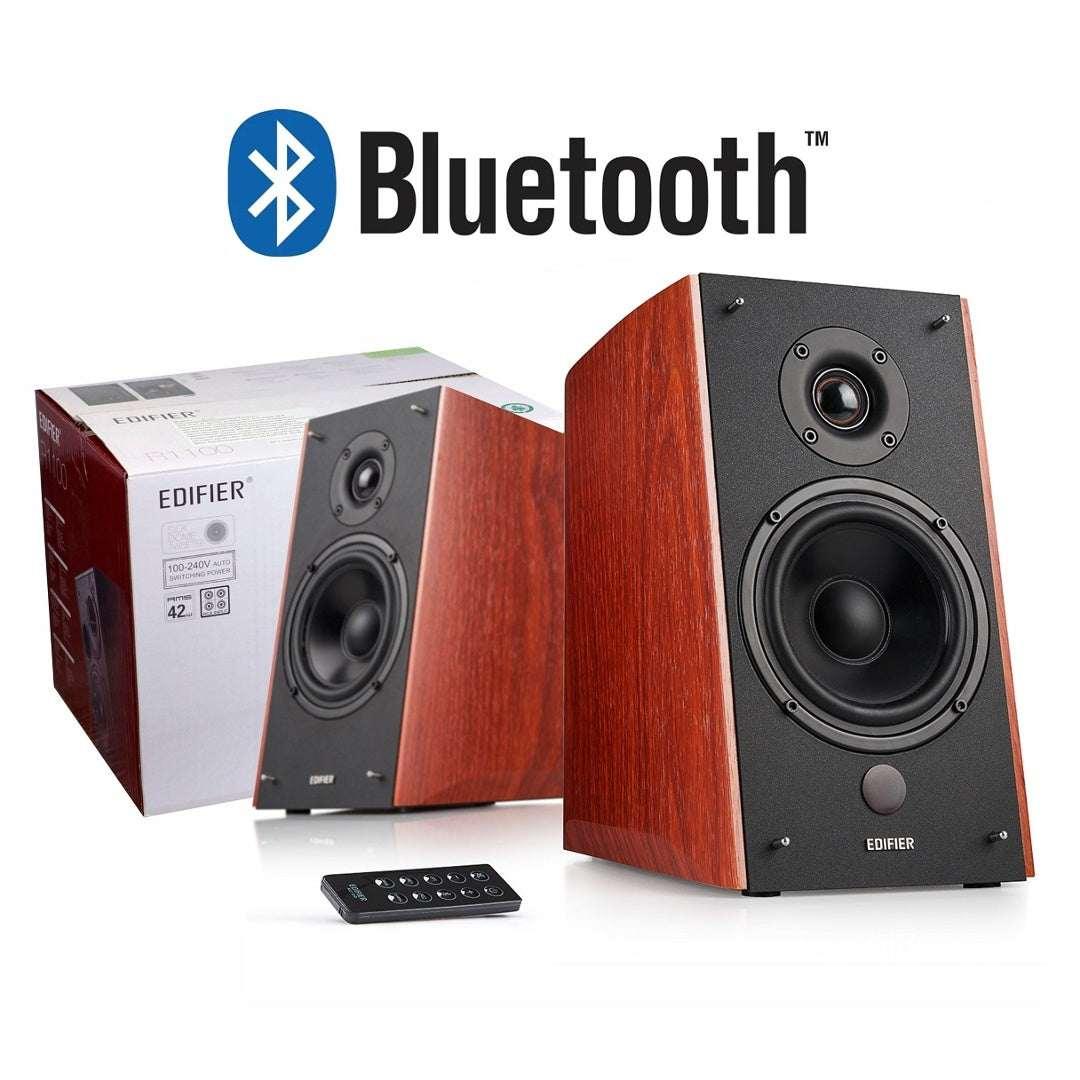 Parlantes Edifier R2000DB bluetooth marron - Tecatech-uy