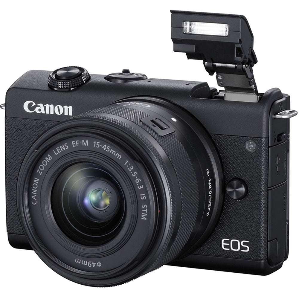 Camara Canon M200 Mirrorless lente 15-45mm - Tecatech-uy