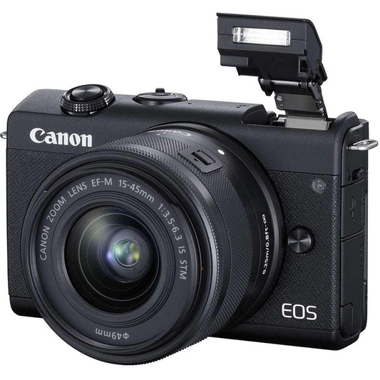 Camara Canon M200 Mirrorless lente 15-45mm - Tecatech-uy