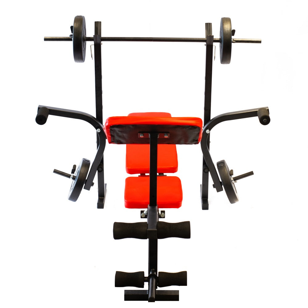 Banco multifunción Randers c/barra + 30kg