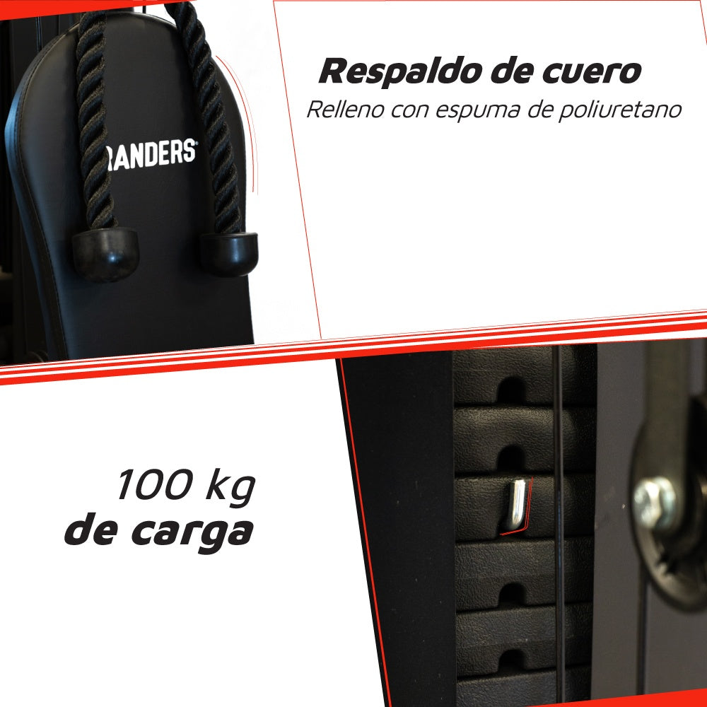 Multigimnasio Randers 100Kg c/scott 
