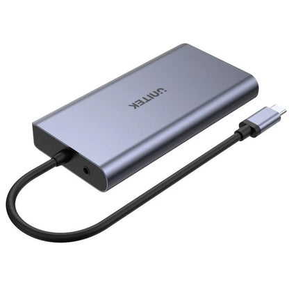 HUB USB-C Unitek 8 en 1 5Gbps con PD 100w