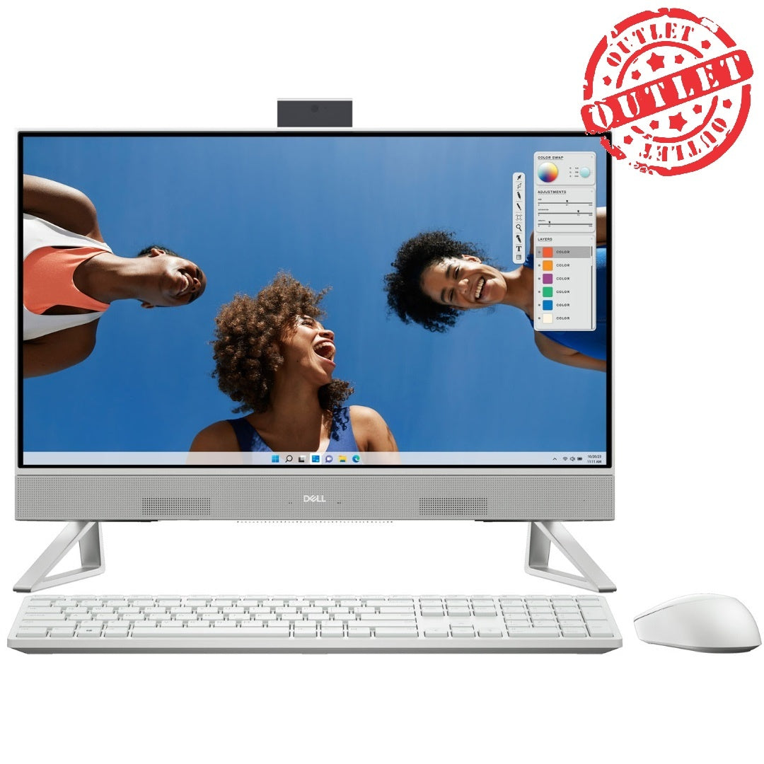 Equipo All in One DELL Core i7 5.0Ghz, 16GB, 256GB SSD+1TB HDD, 24 FHD (con detalles)