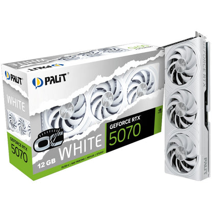 Tarjeta Video Palit RTX 5070 OC 12GB blanca