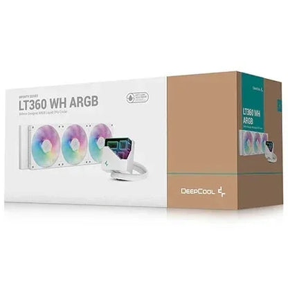Cooler Liquido DeepCool LT360 ARGB blanco - Tecatech-uy