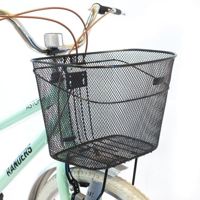Bicicleta de paseo aluminio c/canasto R26 7V verde