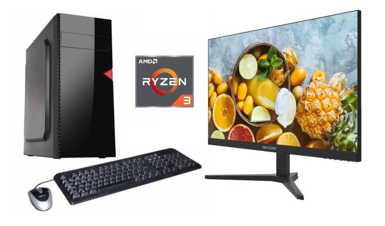 Combo equipo  AMD Ryzen 3 + Monitor 24 nuevos!