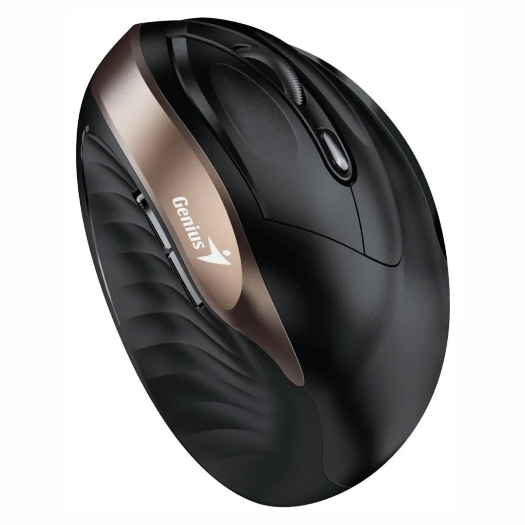 Mouse Genius Ergo inalámbrico dorado - Tecatech-uy