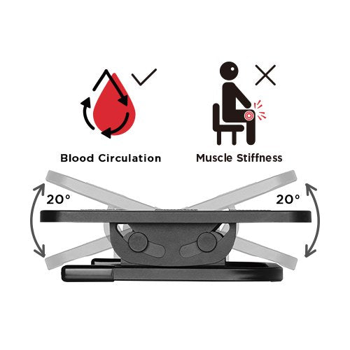 Soporte ergonómico ajustable para pies