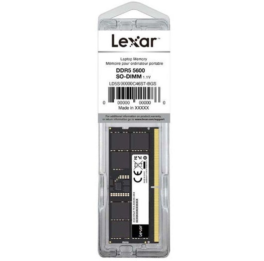 Memoria Lexar DDR5 16GB 5600Mhz sodimm