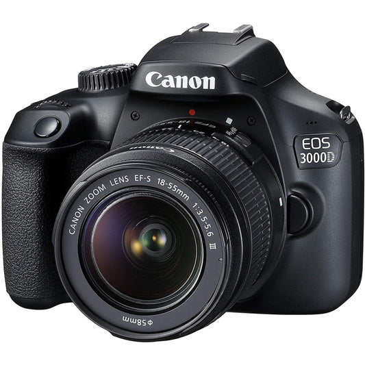 Camara Canon EOS 3000D lente 18-55mm