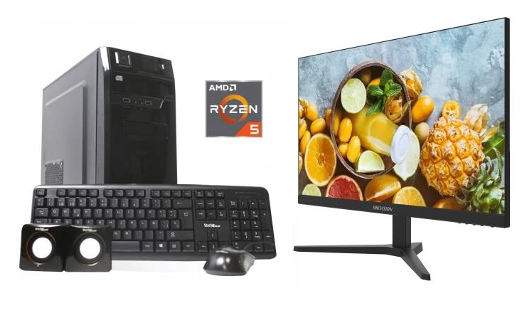 Combo equipo AMD Ryzen 5 + Monitor 24 nuevos!