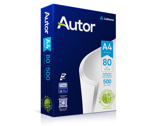 Papel A4 80g Autor