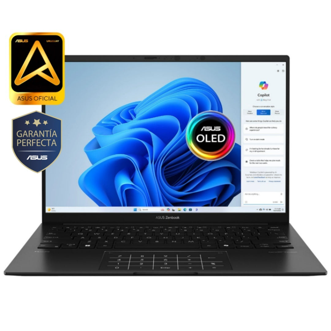 Notebook Asus Zenbook Ryzen AI 7 445 4.6Ghz, 16GB, 1TB SSD, 14 OLED
