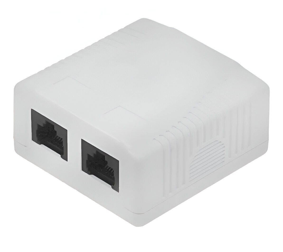Caja de pared NRG+ RJ-45 2 puertos CAT6