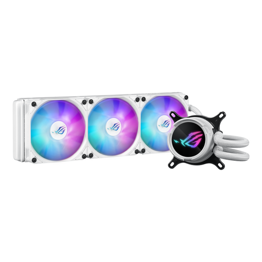 Cooler Liquido Asus ROG Strix LC III 360 ARGB blanco