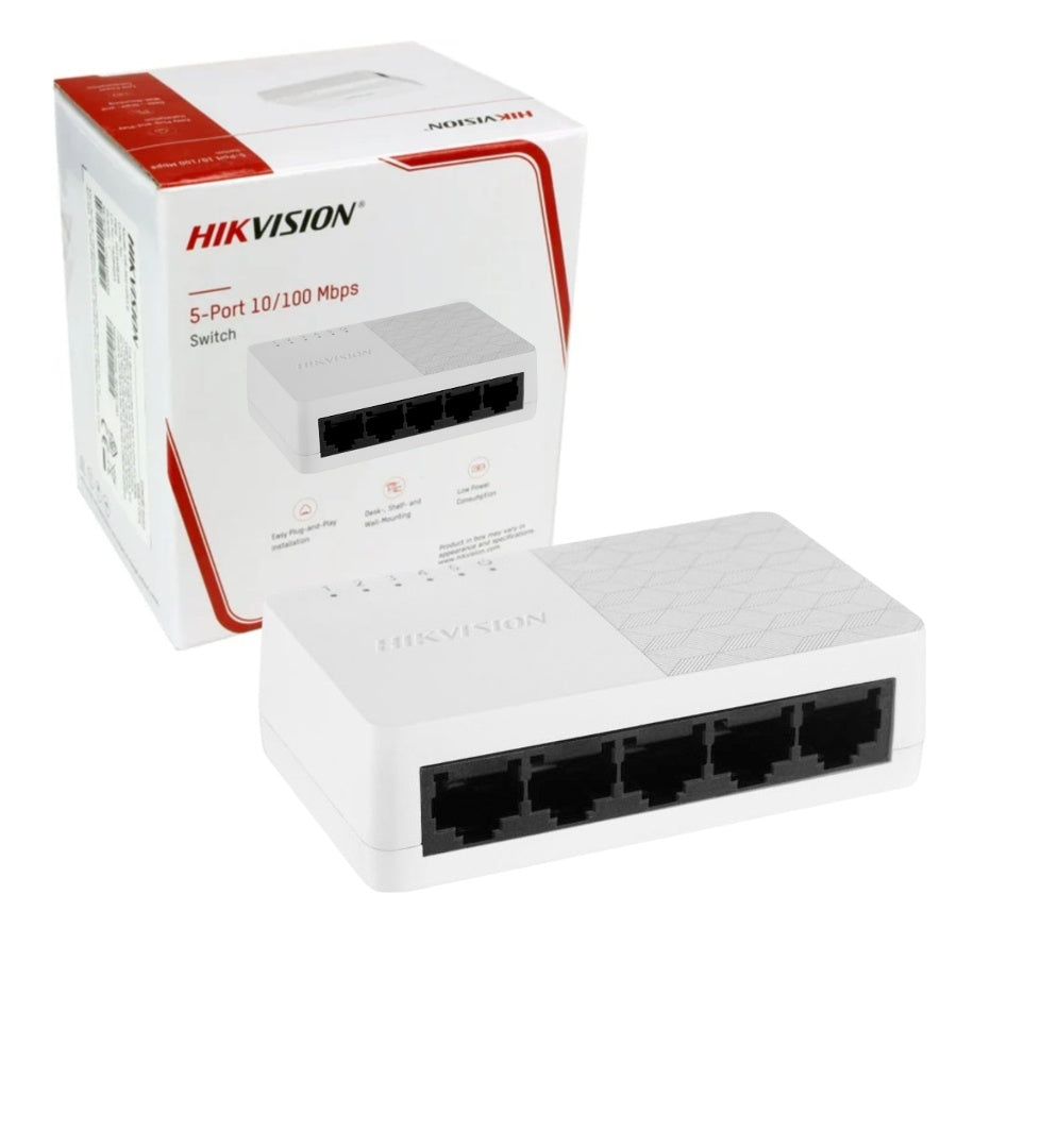 Switch Hikvision 5 puertos