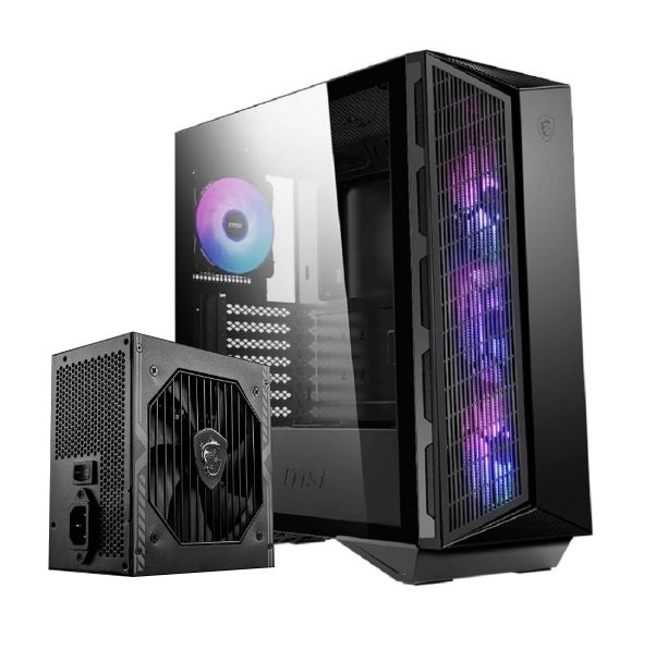Gabinete MSI Gungnir ARGB + Fuente MAG 550W 80 Plus Bronze