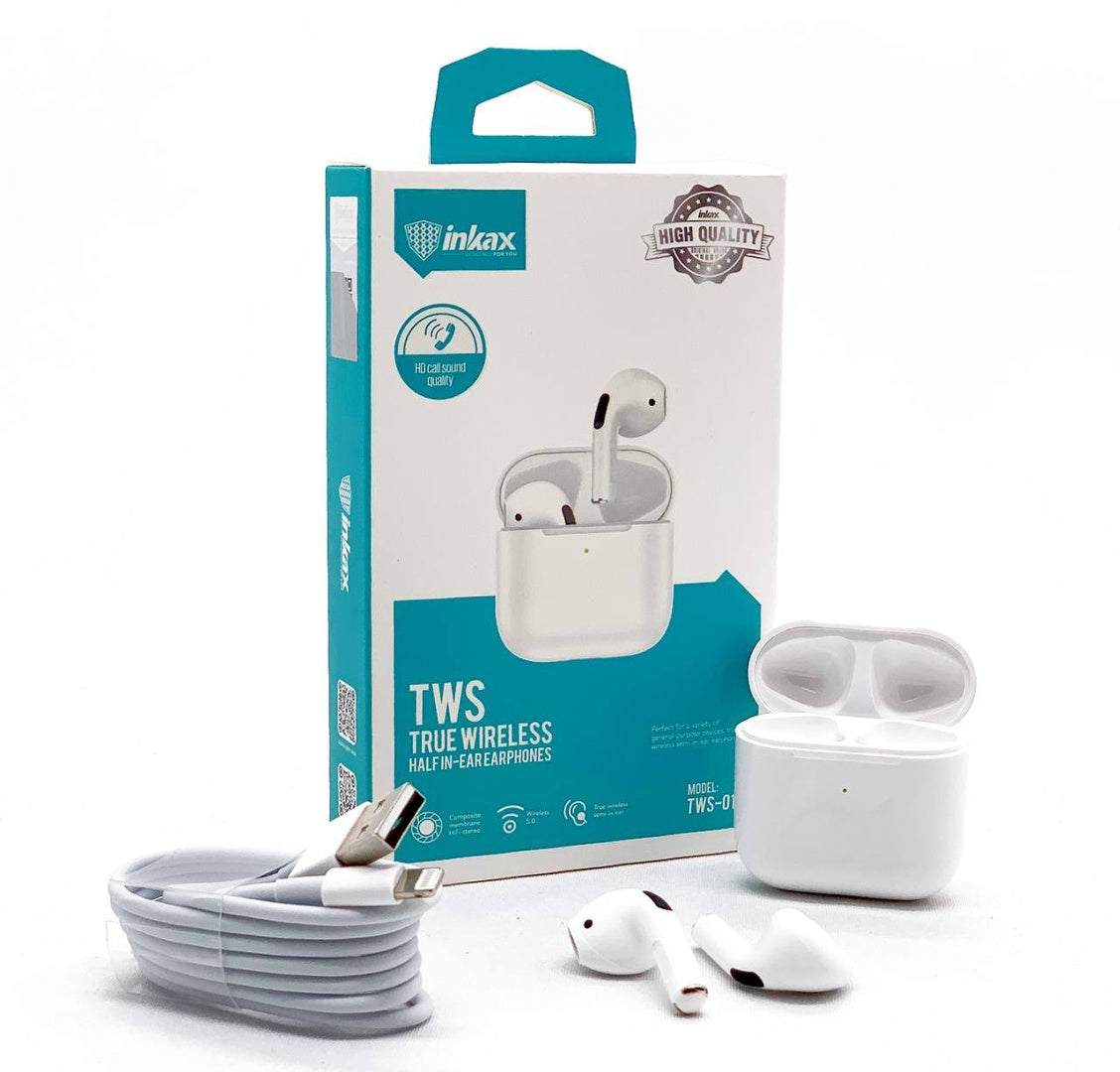 Audifonos Inkax TWS bluetooth blanco